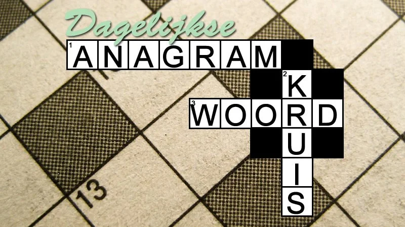 Dagelijkse Anagram Kruiswoord game