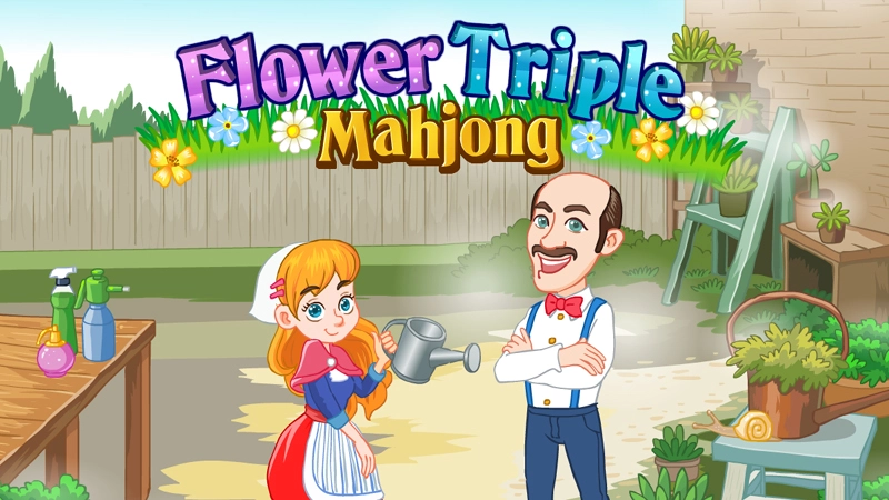 Flower Triple Mahjong game